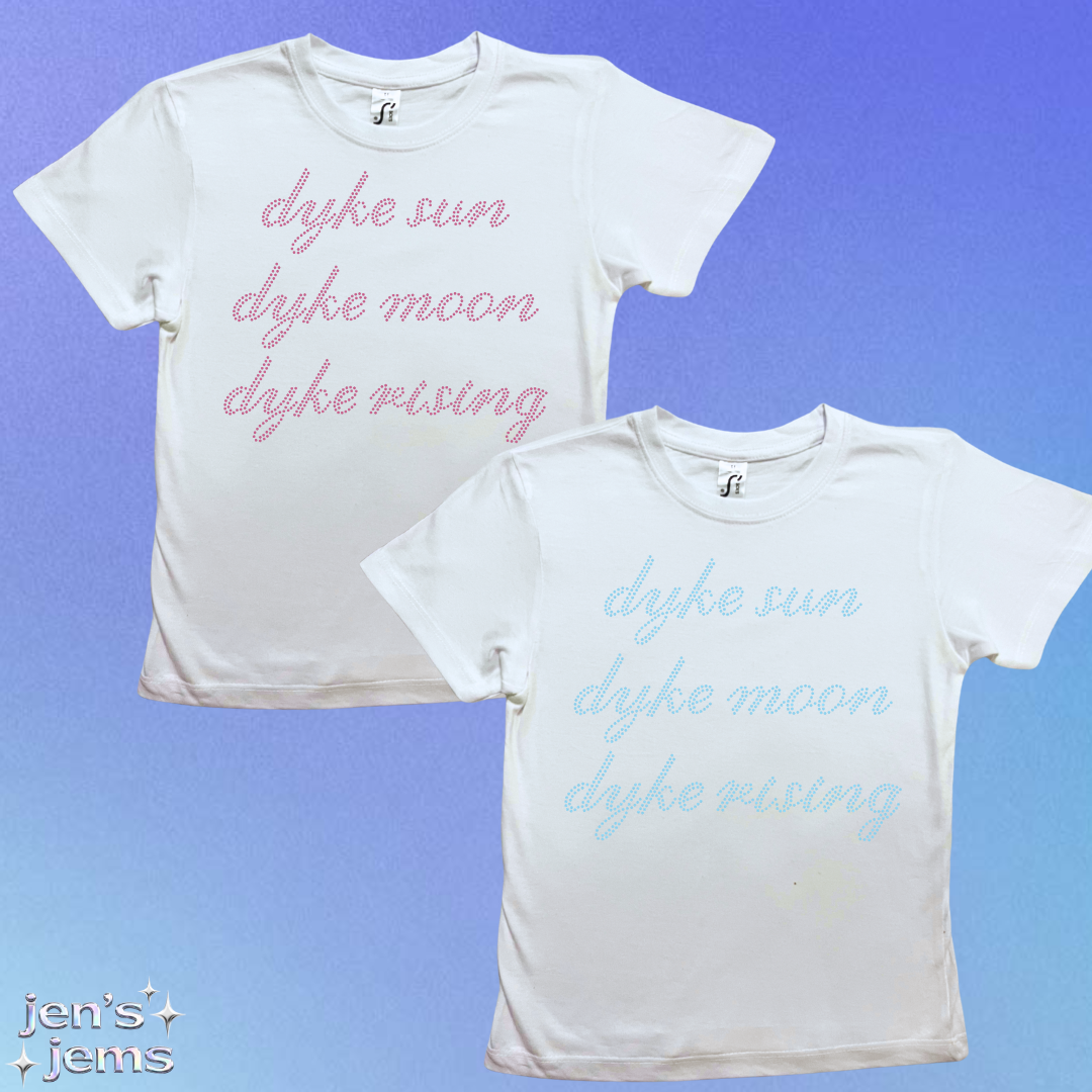 Dyke sun dyke moon dyke rising baby tee