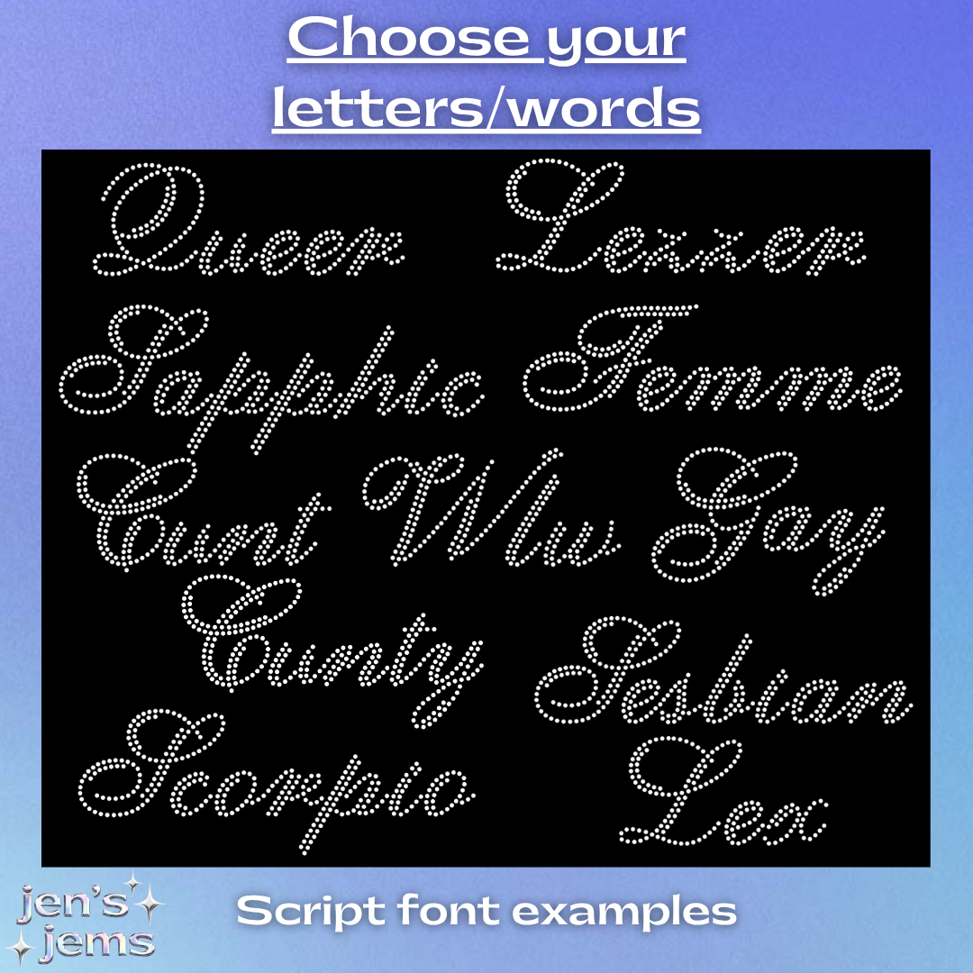 Custom Script T-Shirt