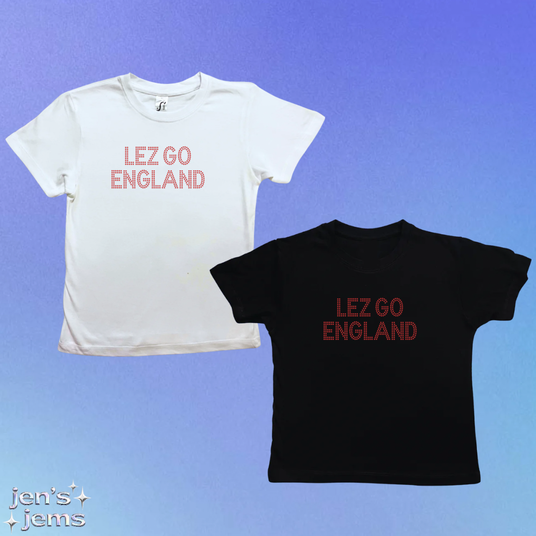 Lez Go England Baby Tee