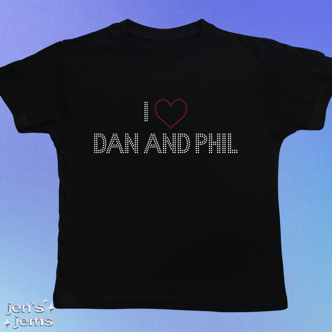 I Love Dan and Phil Baby Tee