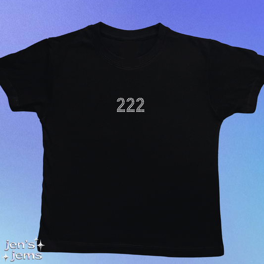 Angel Numbers Baby Tee