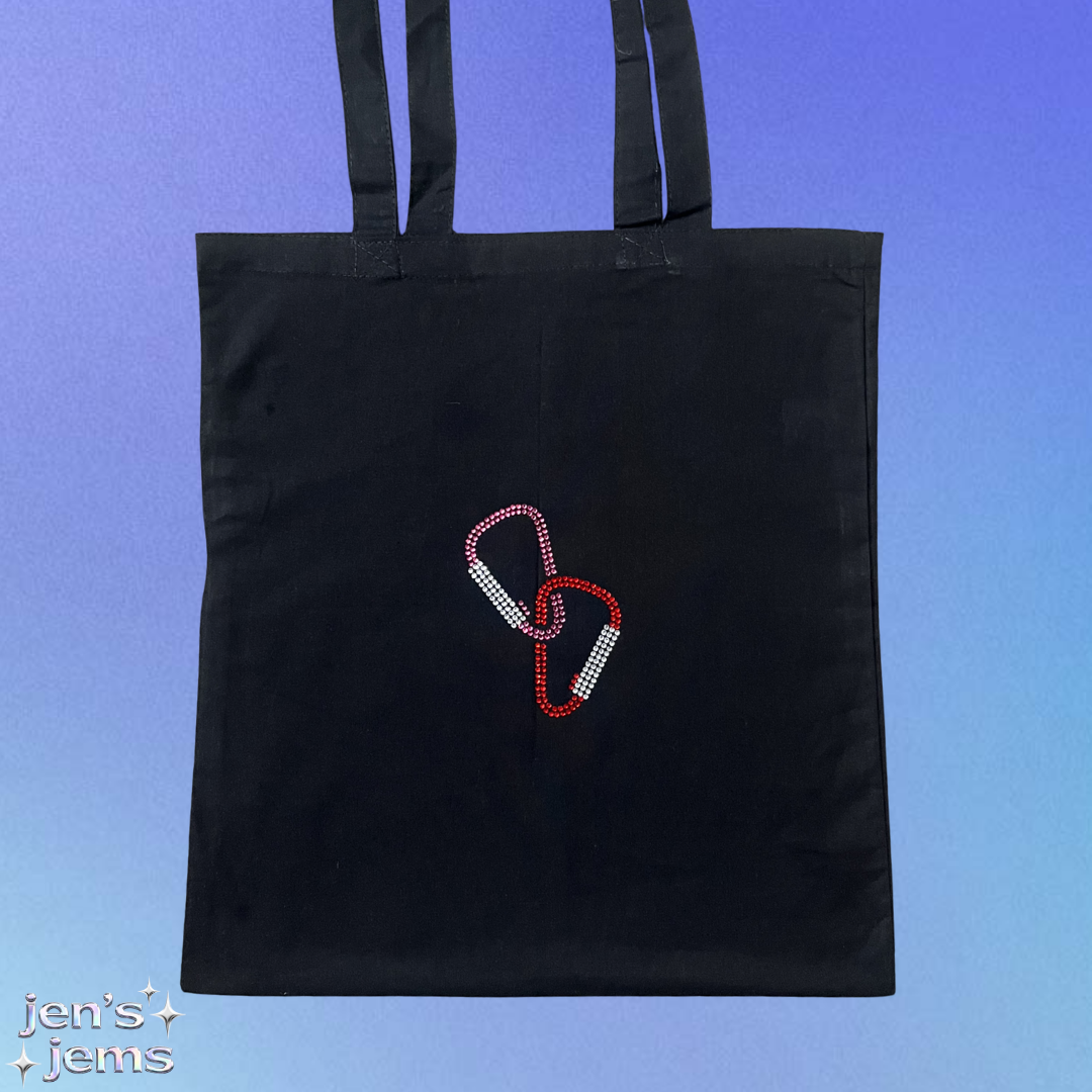 Custom Carabiner Tote Bag