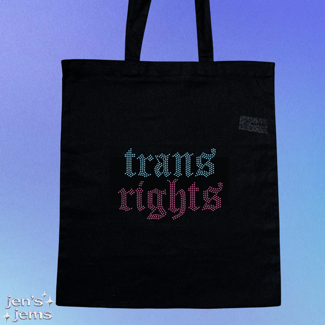 Trans Rights Gothic Tote Bag