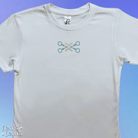 Custom Scissors Baby Tee