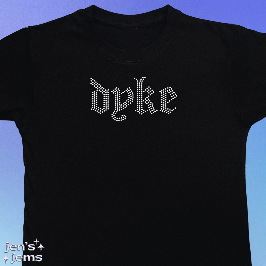 Dyke Gothic Baby Tee