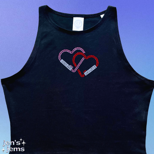 Custom Heart Carabiner Vest