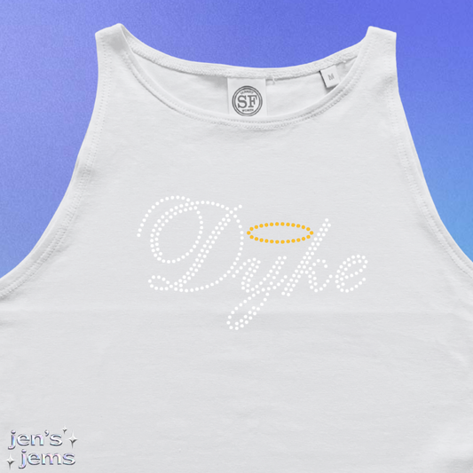 Angel Dyke Script Vest