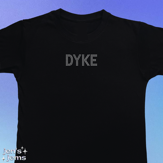 Dyke Font Baby Tee