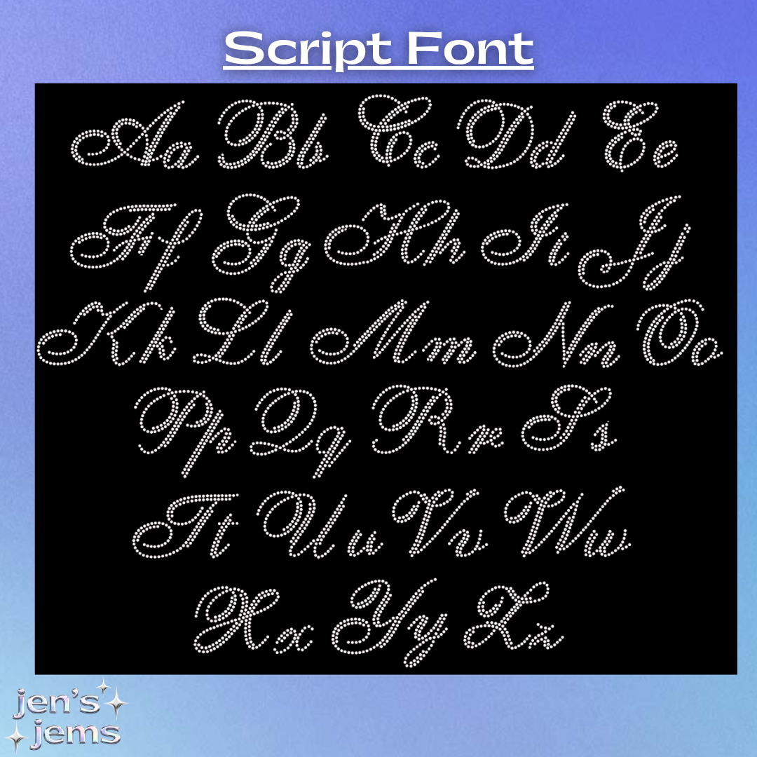 Custom Script Vest