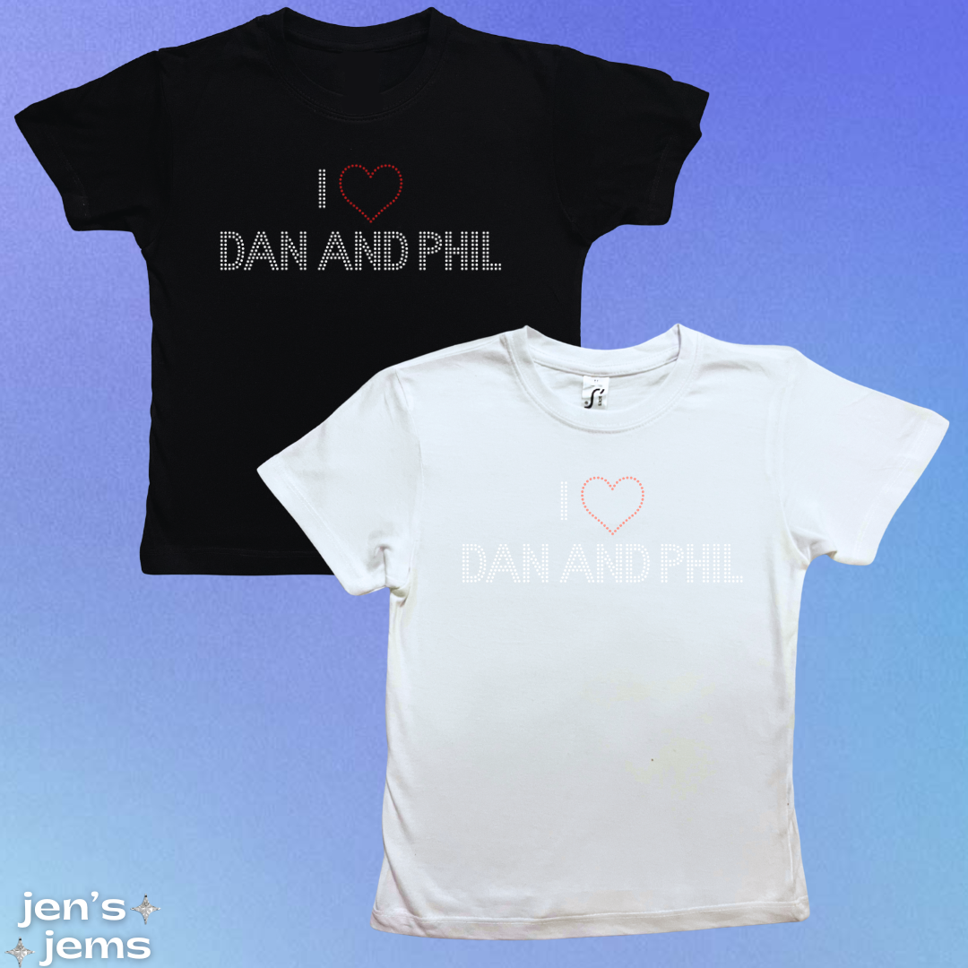 I Love Dan and Phil Baby Tee