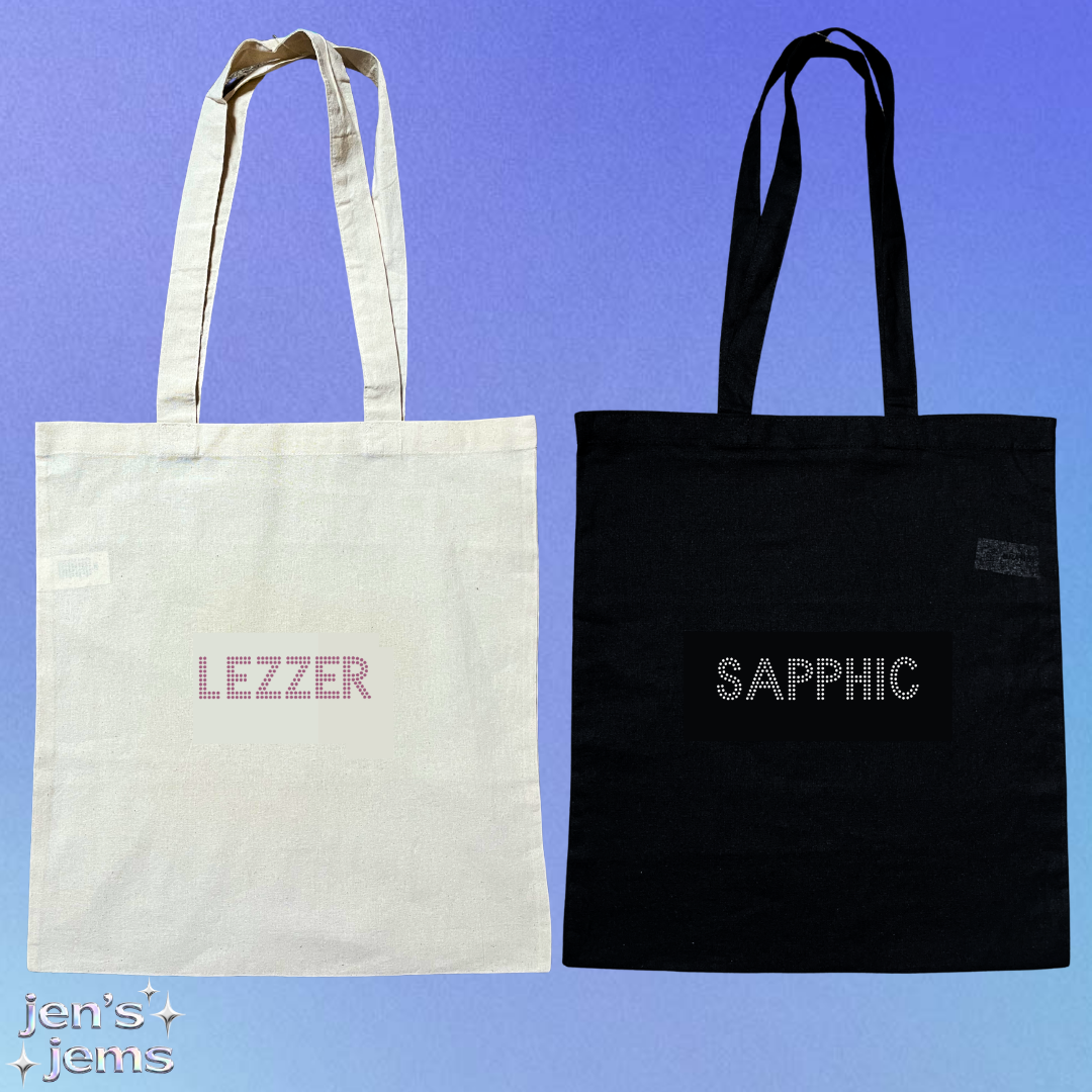 Custom Font Tote Bag