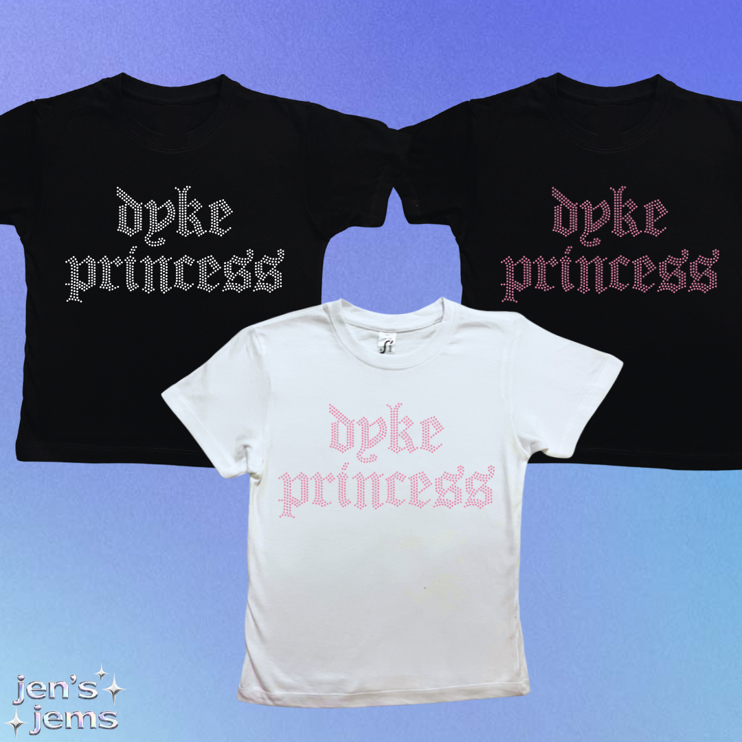 Dyke Princess Gothic Baby Tee