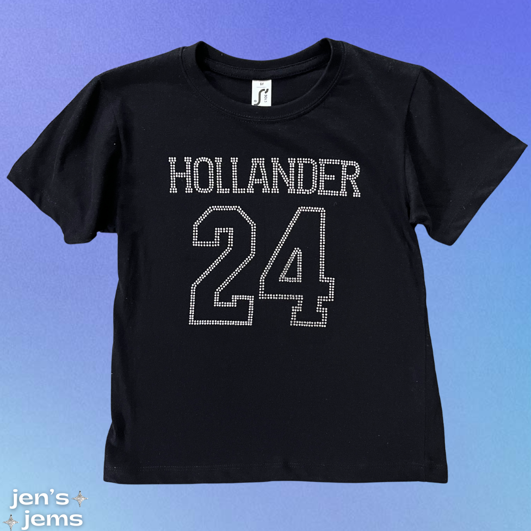 Custom Hollander Rosanov Sports Baby Tee