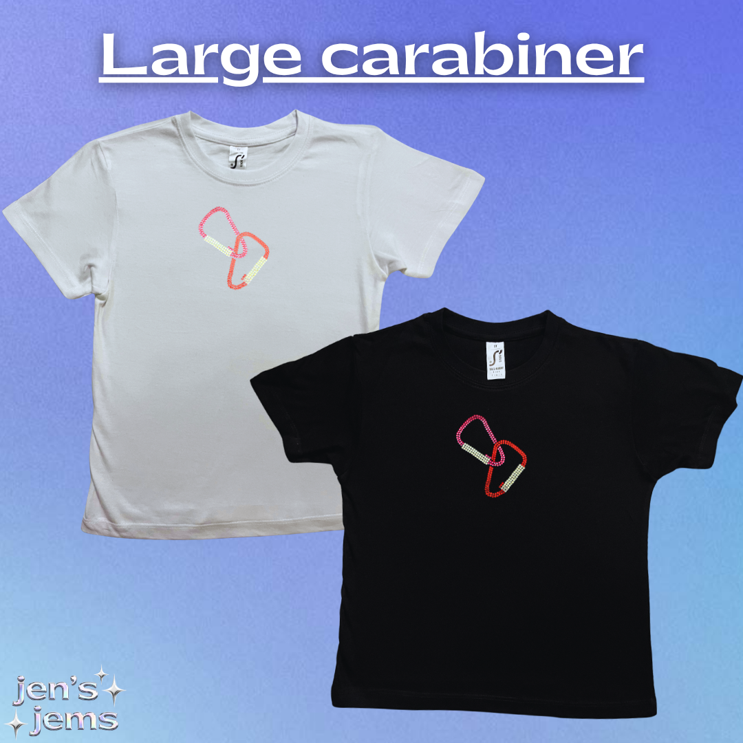 Custom Carabiner Baby Tee