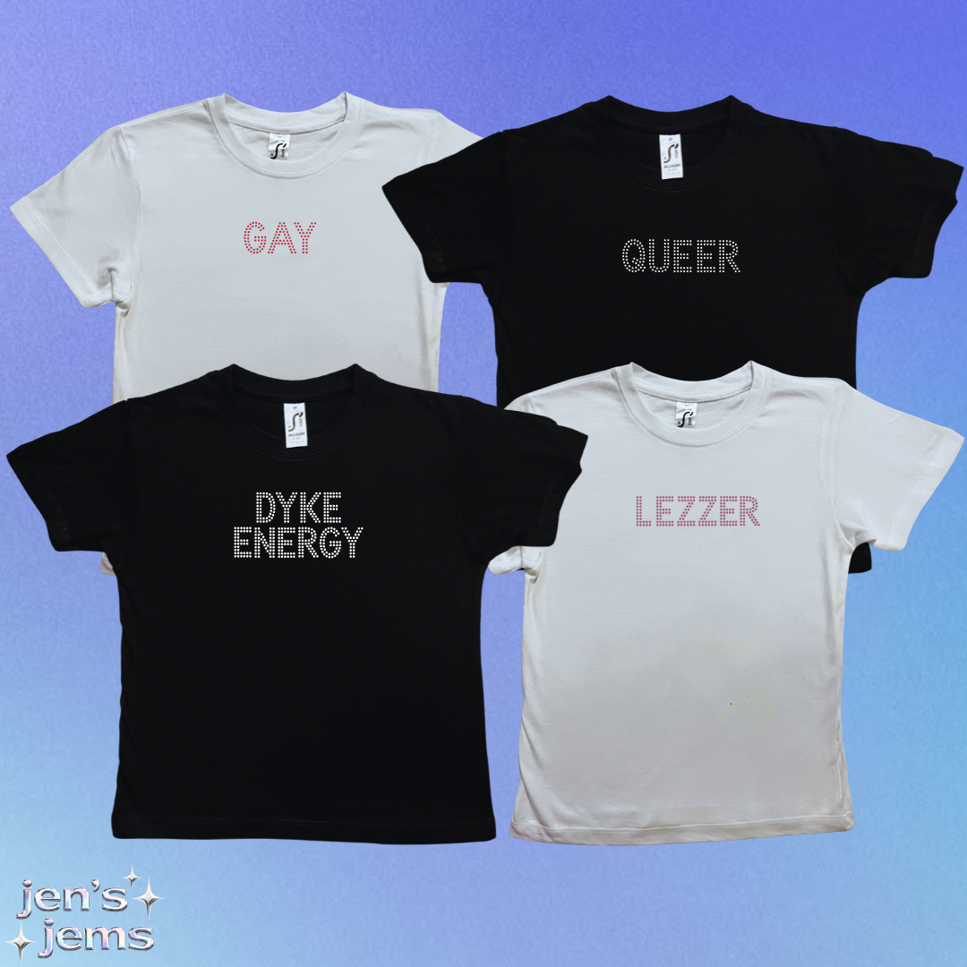 Custom Font Baby Tee