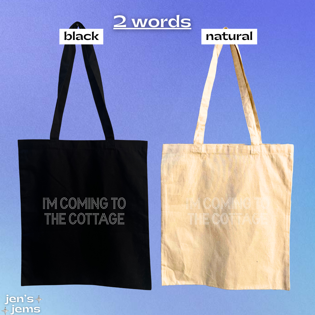 Custom I'm coming to the cottage Heated Rivalry Tote Bag