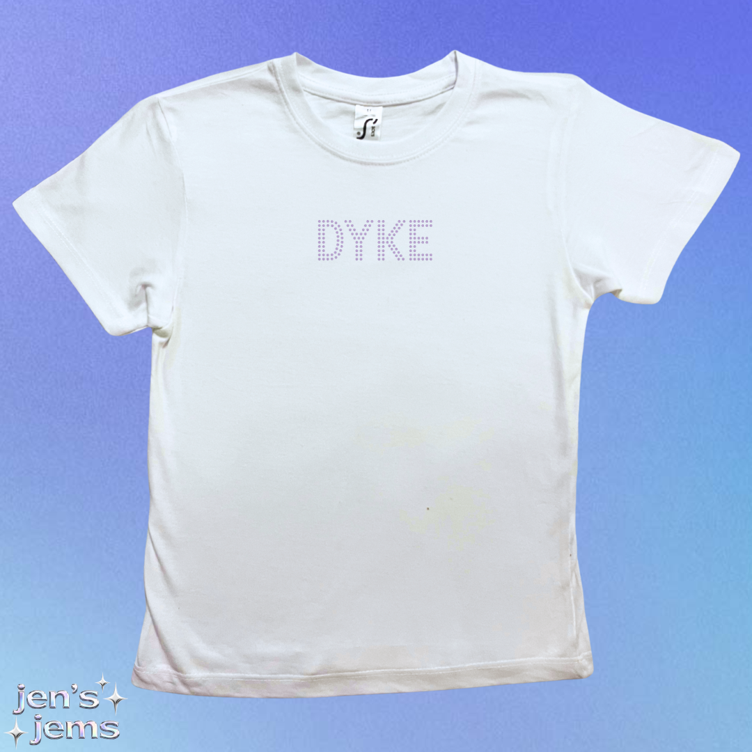 Dyke Font Baby Tee