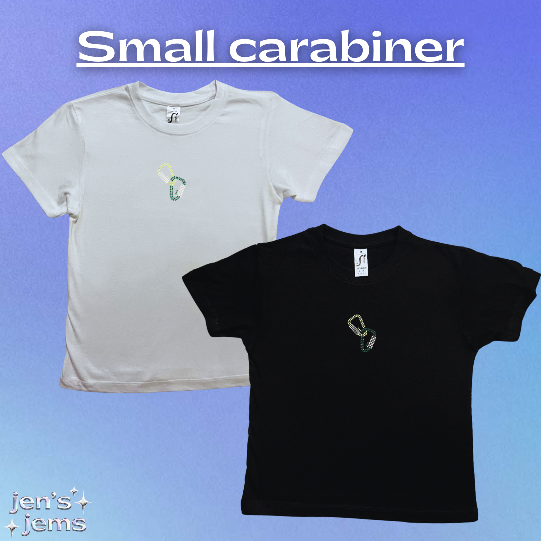 Custom Carabiner Baby Tee