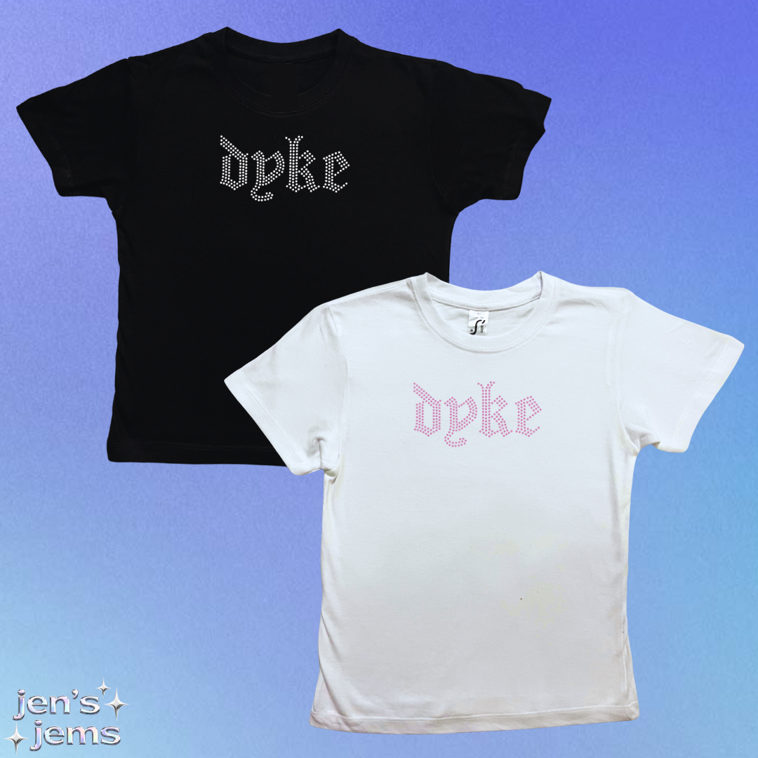 Dyke Gothic Baby Tee