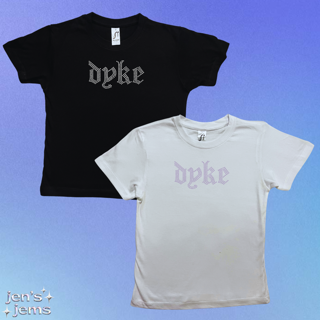 Dyke Gothic Baby Tee