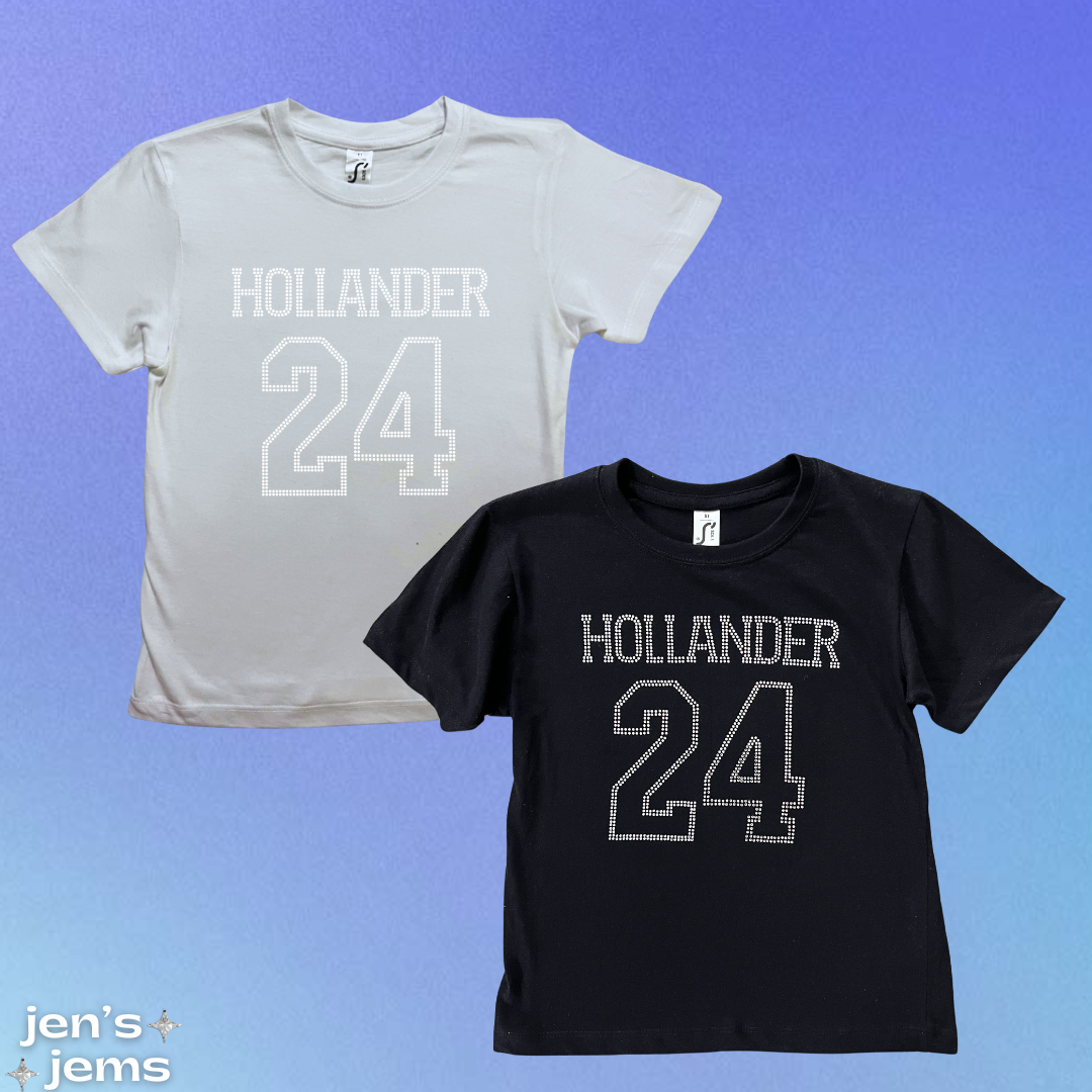 Custom Hollander Rosanov Sports Baby Tee