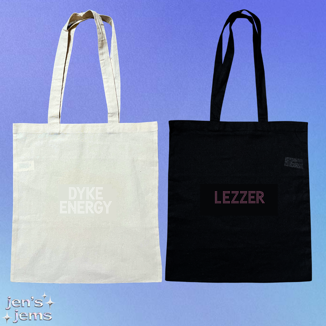 Custom Font Tote Bag