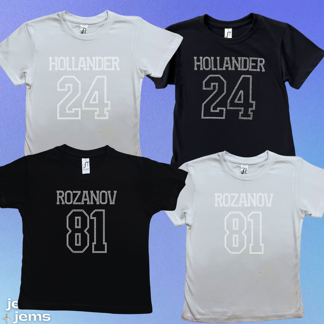 Custom Hollander Rosanov Sports Baby Tee