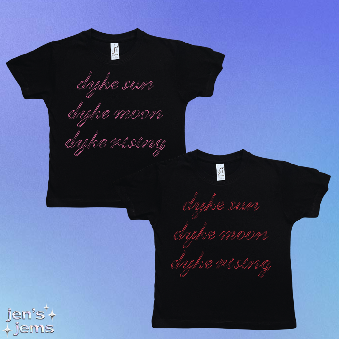 Dyke sun dyke moon dyke rising baby tee