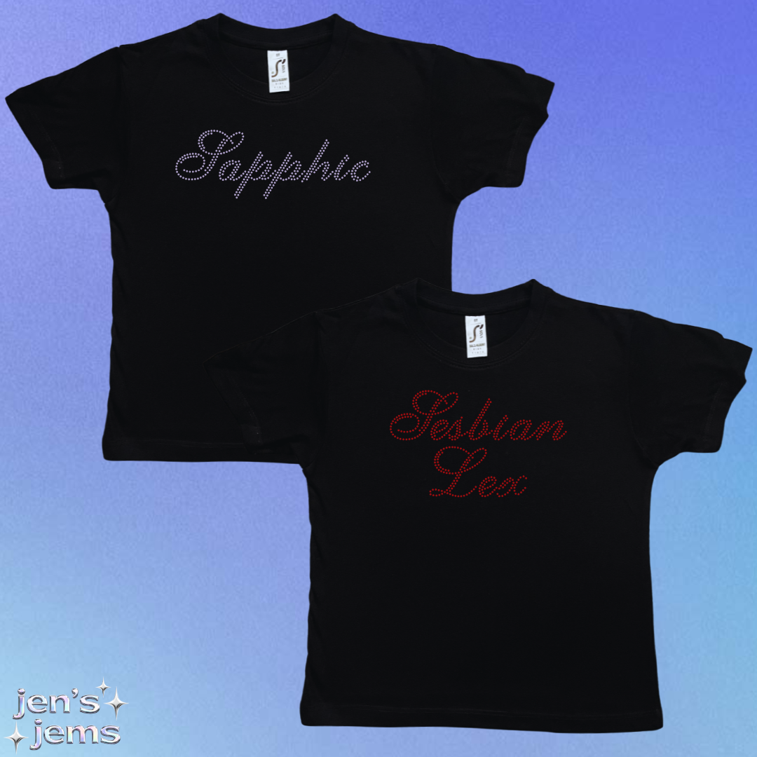 Custom Script Baby Tee
