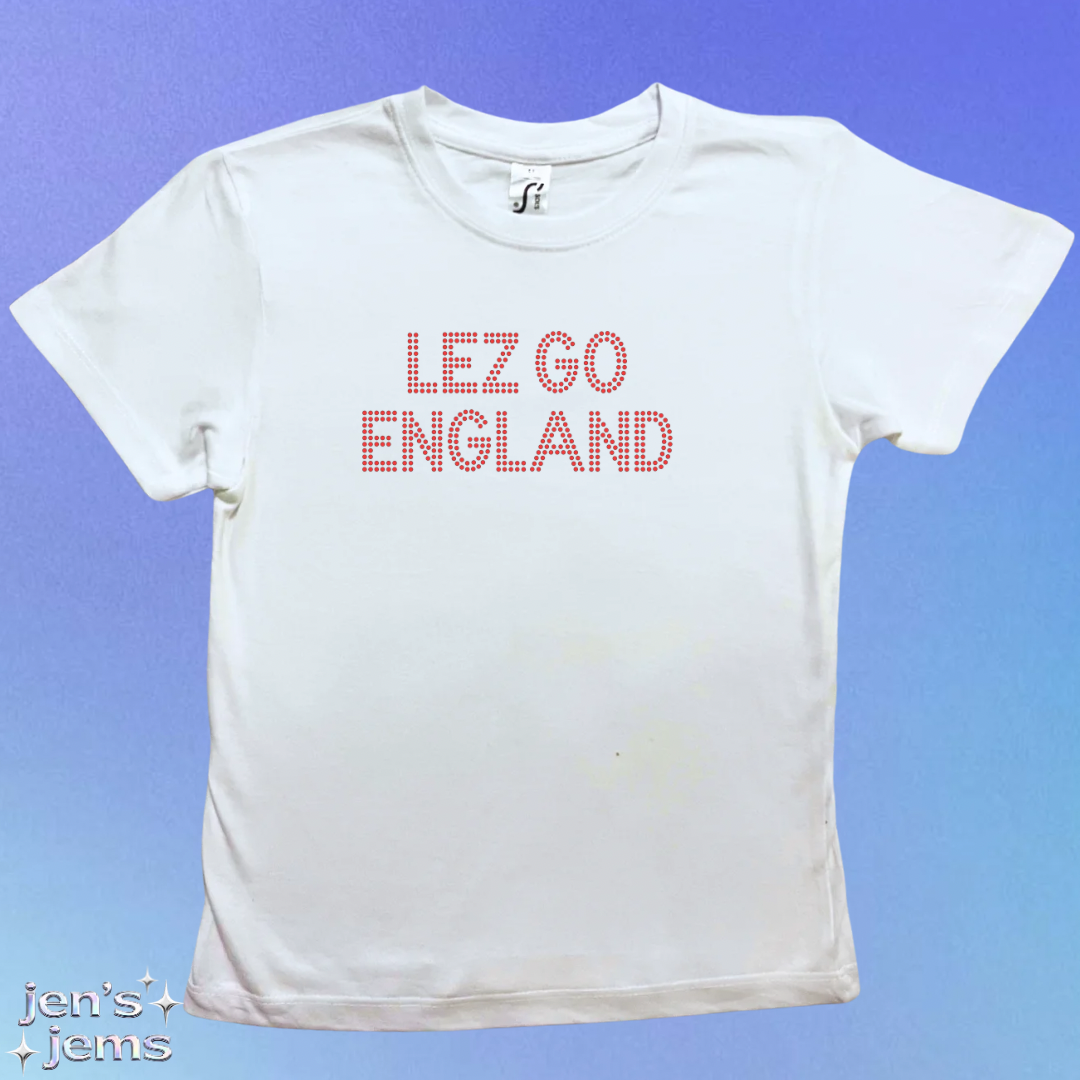Lez Go England Baby Tee
