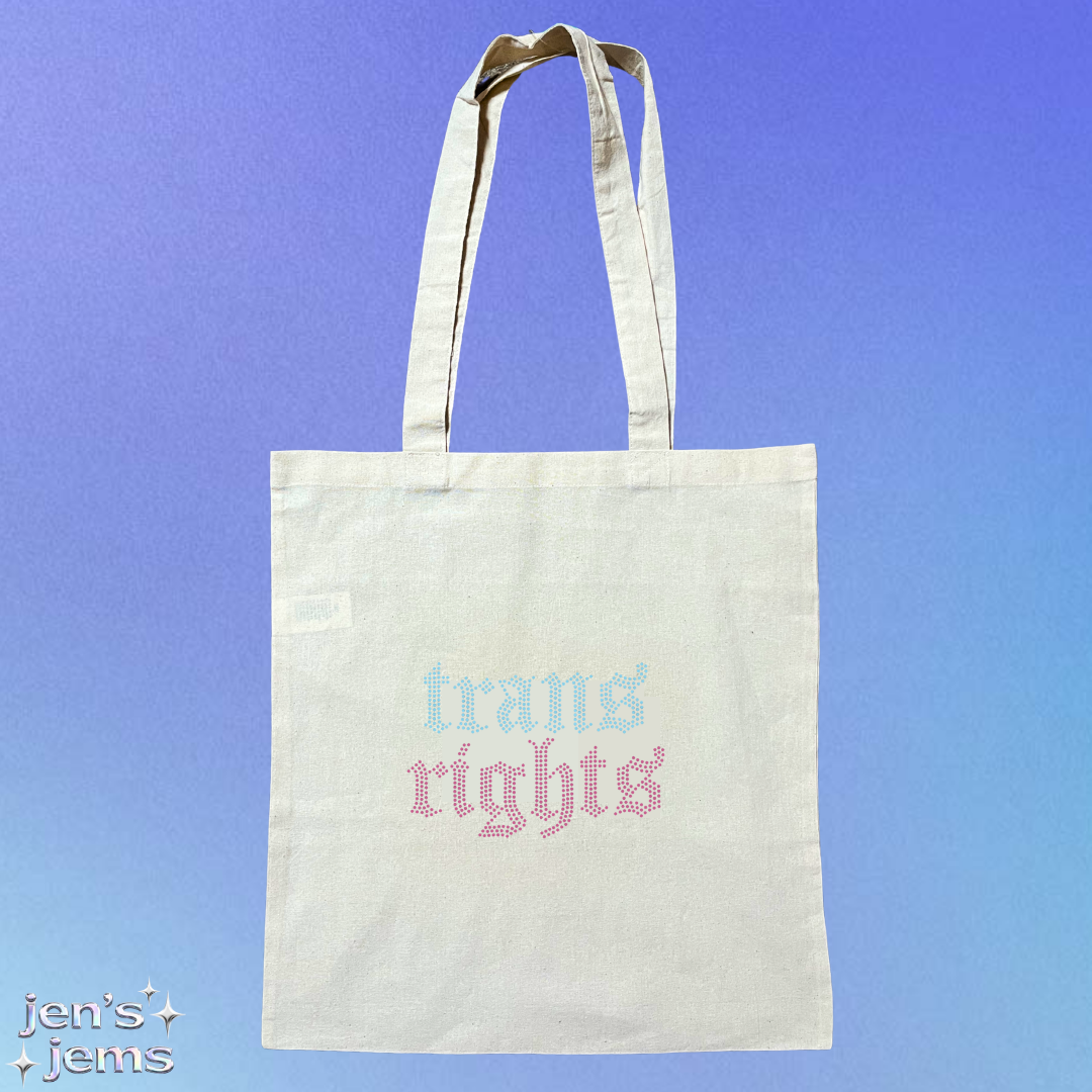 Trans Rights Gothic Tote Bag