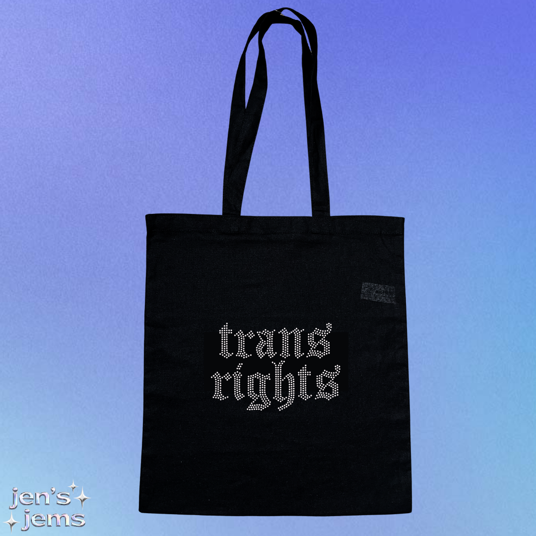 Trans Rights Gothic Tote Bag