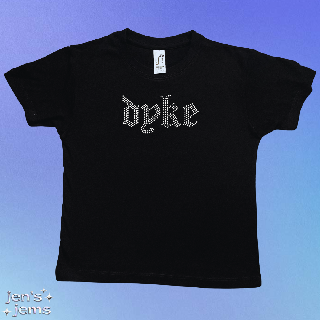 Dyke Gothic Baby Tee