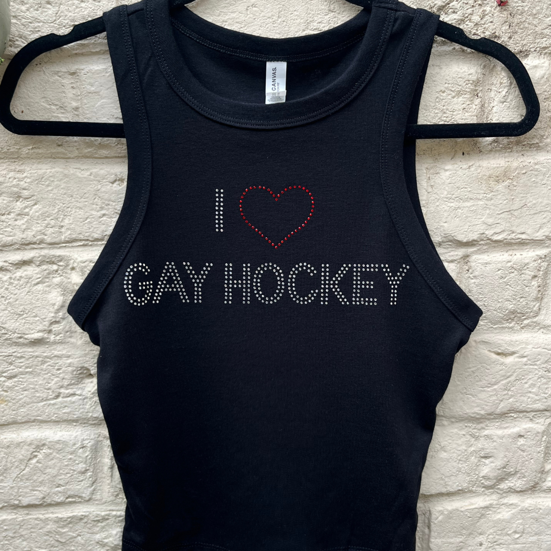 Custom I Love Gay Hockey Vest