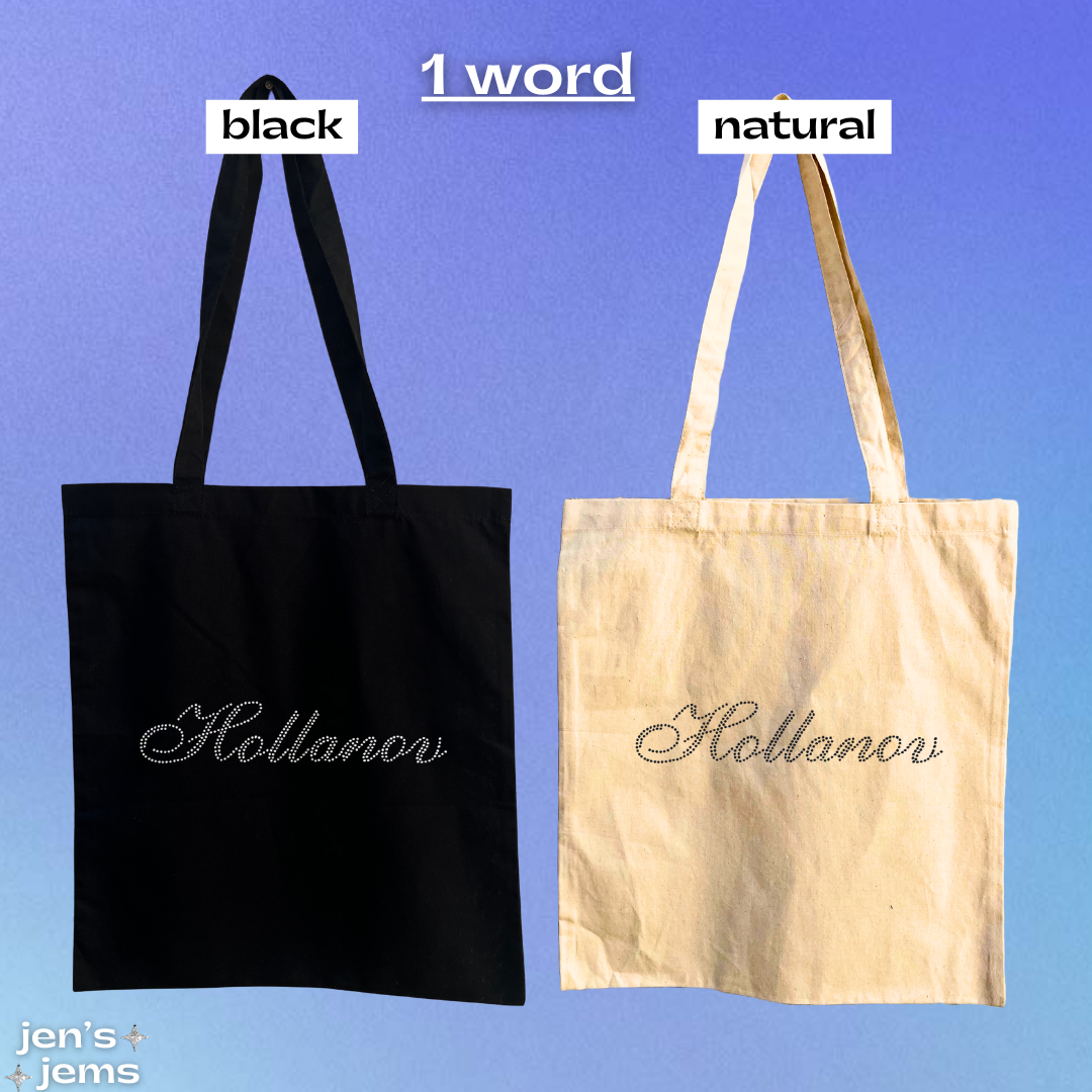 Custom Heated Rivalry Script Tote Bag (Hollanov, Hollander, Rosanov)