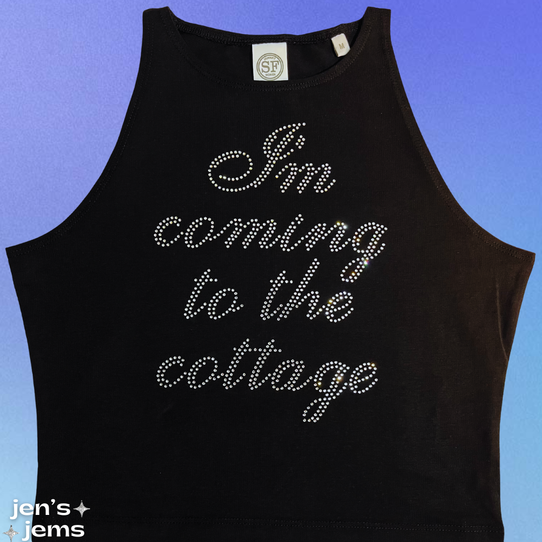 Custom I'm coming to the cottage Script Heated Rivalry Inspired Vest
