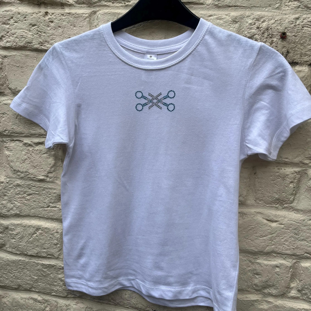 Custom Scissors Baby Tee