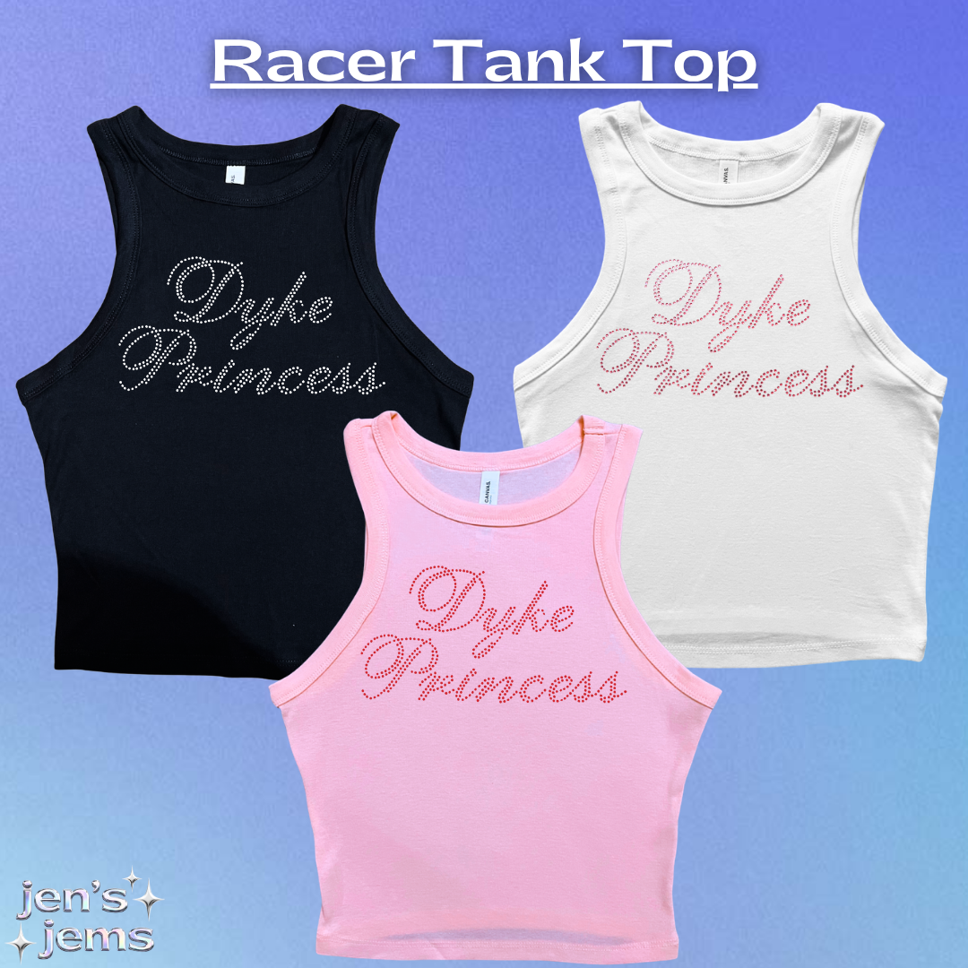 Dyke Princess Script Vest