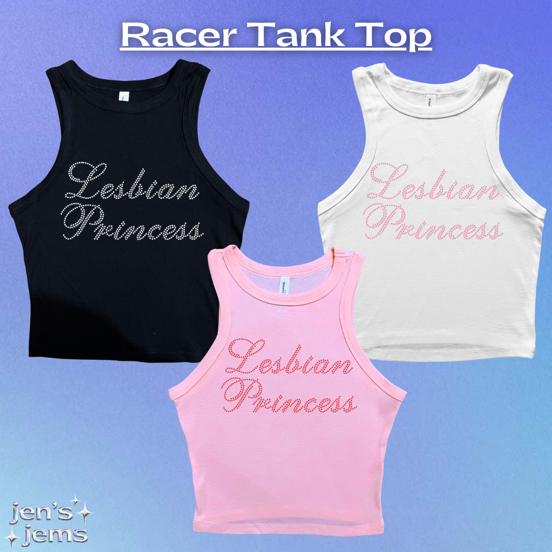 Lesbian Princess Script Vest
