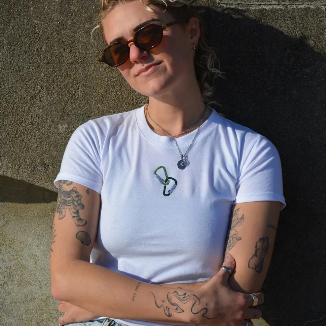 Custom Carabiner Baby Tee