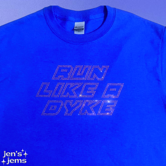 Run Like a Dyke Y2K T-Shirt