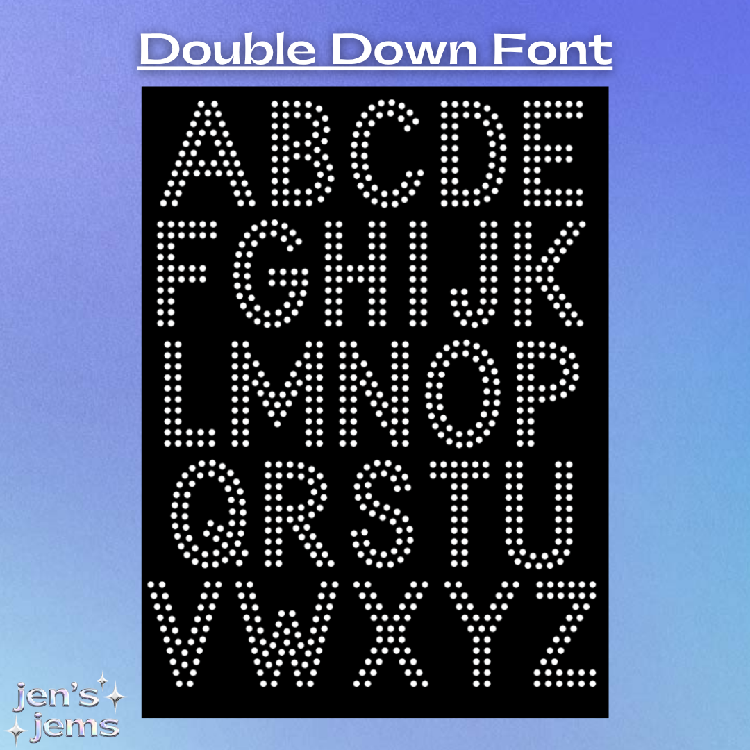 Custom Font Vest